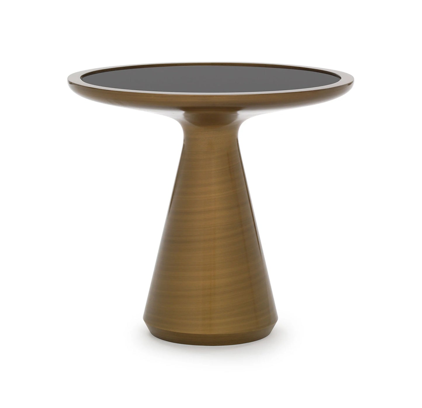 The Addie side table shown here is finished in our bronze option.