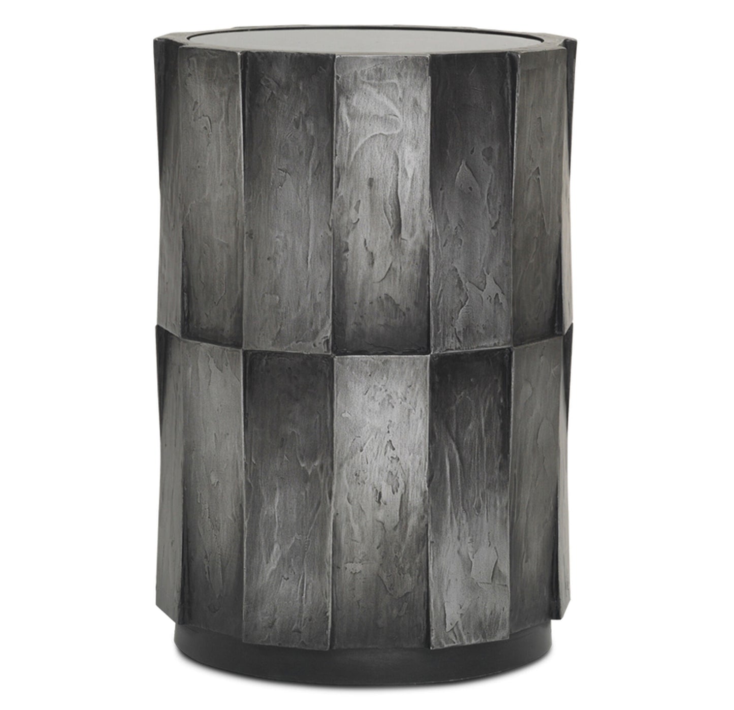 Pictured here in this silo shot, the Drummond is shown in the antique silver finish.