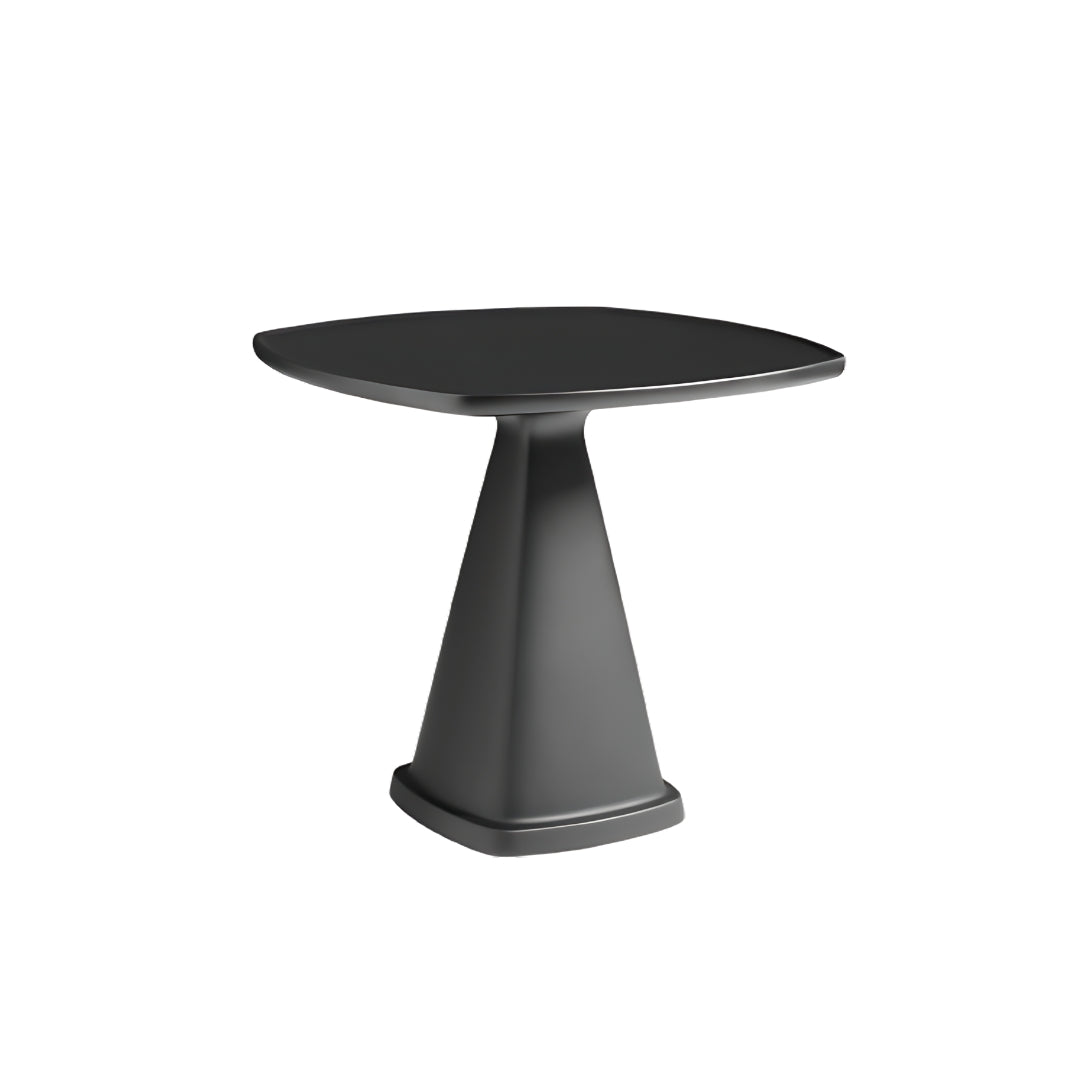 This is a silo image of the Oscar Side table in a black pearl finish