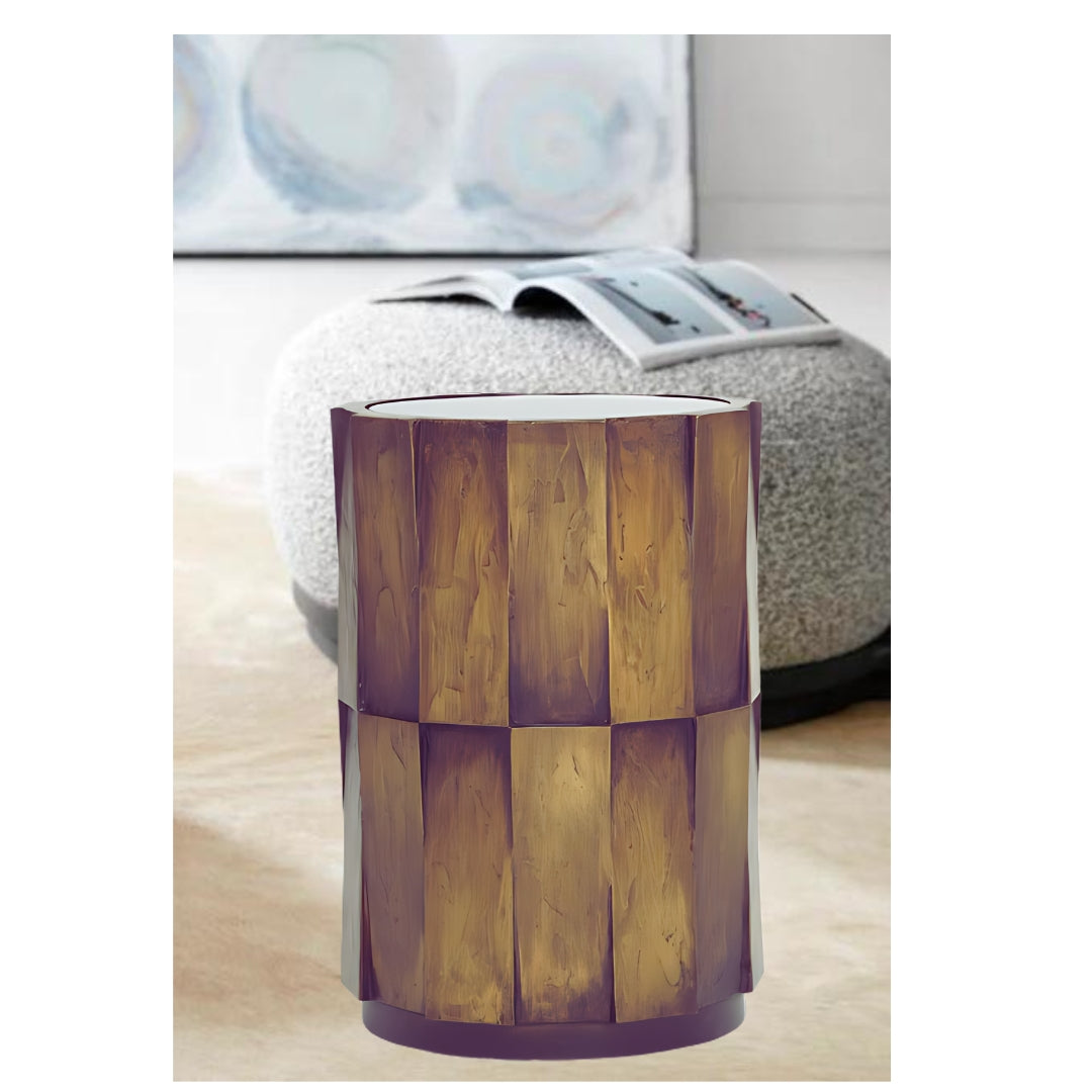 Pictured here, this details of the Drummonds base shows off its uniquely molded design (shown in antique brass).