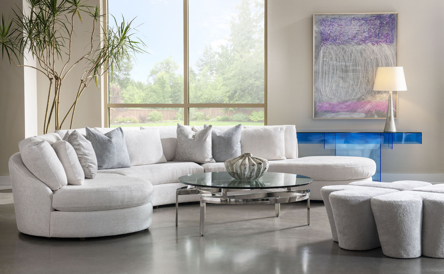 The sleek, angular design of "The Gelo" creates a visually dynamic statement, offering both aesthetic appeal and functional surface space. Perfect for displaying decor, art pieces, or serving as a stylish accent in your home, "The Gelo" Console Table seamlessly blends innovation with elegance, transforming any space into a showcase of modern design.