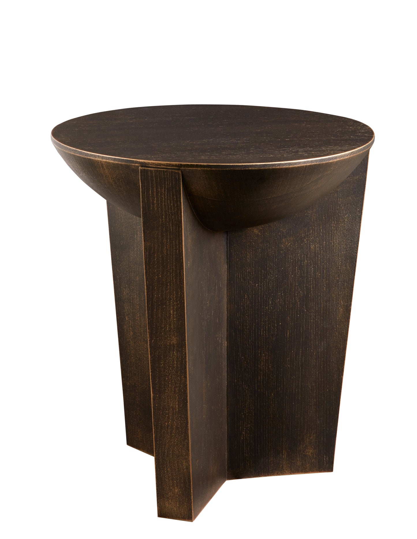 Pictured here in this silo shot, the Luna resin side table is the perfect contemporary accent for your living space. Featuring a rounded top and a three-part attachment leg base, the Luna is manufactured in America with high quality resin.