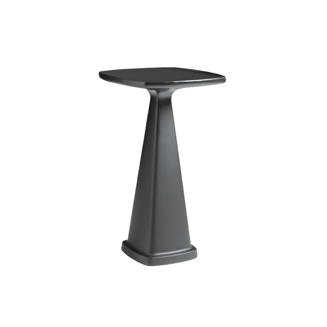 This is a silo photo of the Oscar Pull Up table by Modern Elements furniture shown in a black pearl finish.